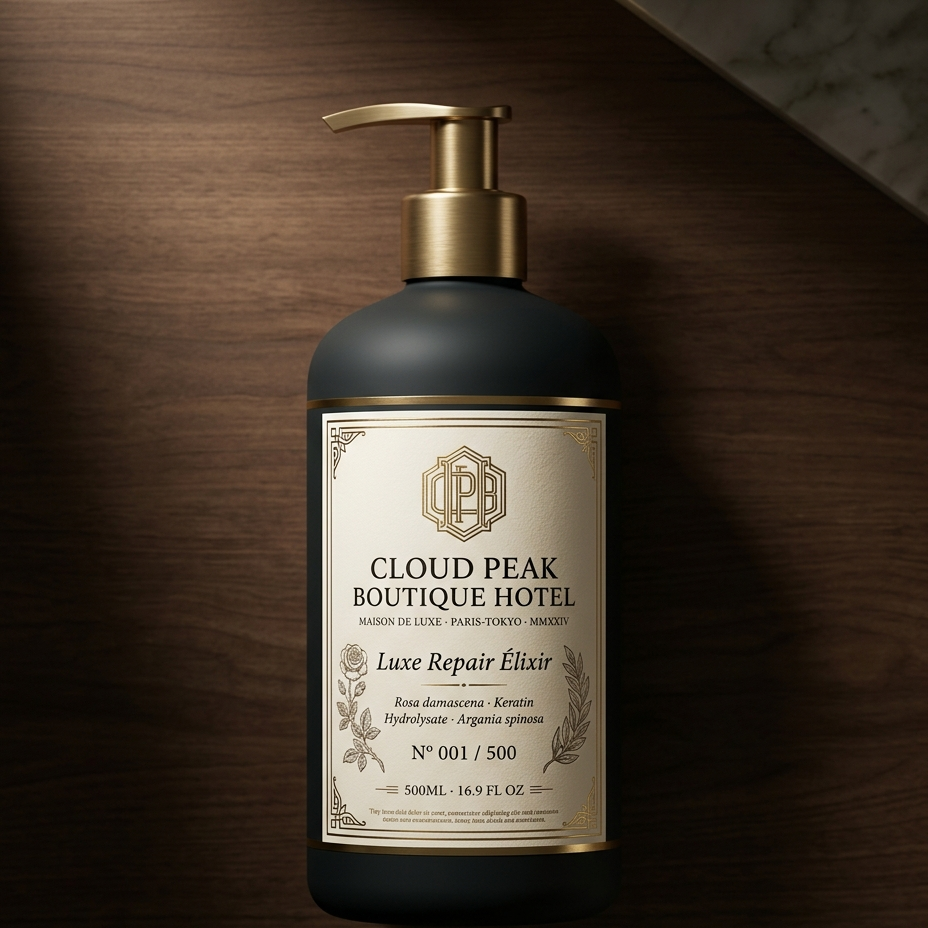 Premium 奢護頂級系列 · 500ml 客製標籤瓶身